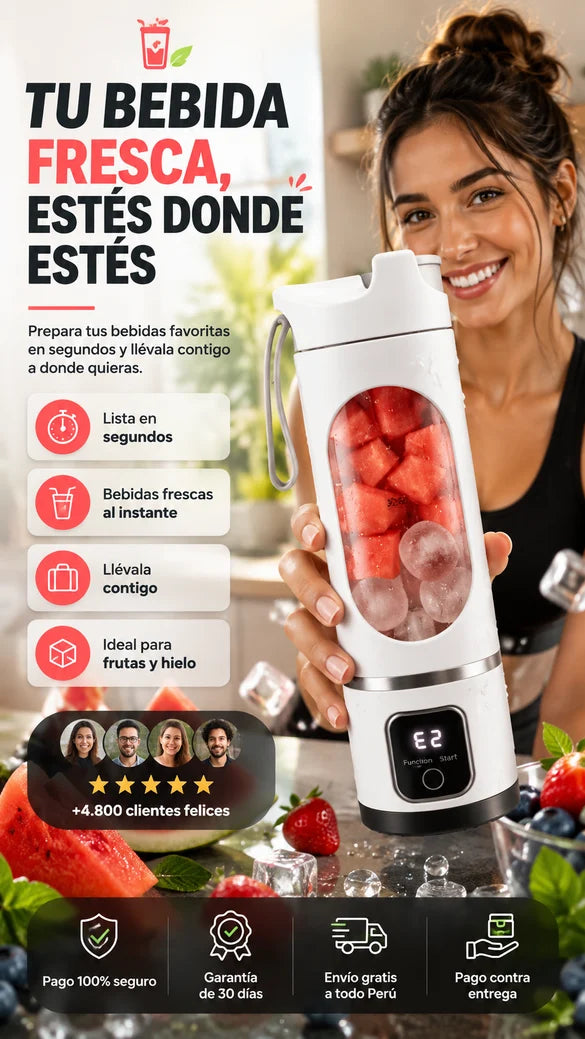 ✅Licuadora Portátil